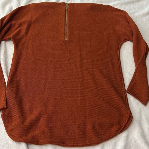 Michael by Michael Kors Long Sleeve Sweater. Burnt Orange. Size Small. - Picture 5 of 8